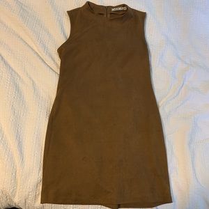 Brown going out dress